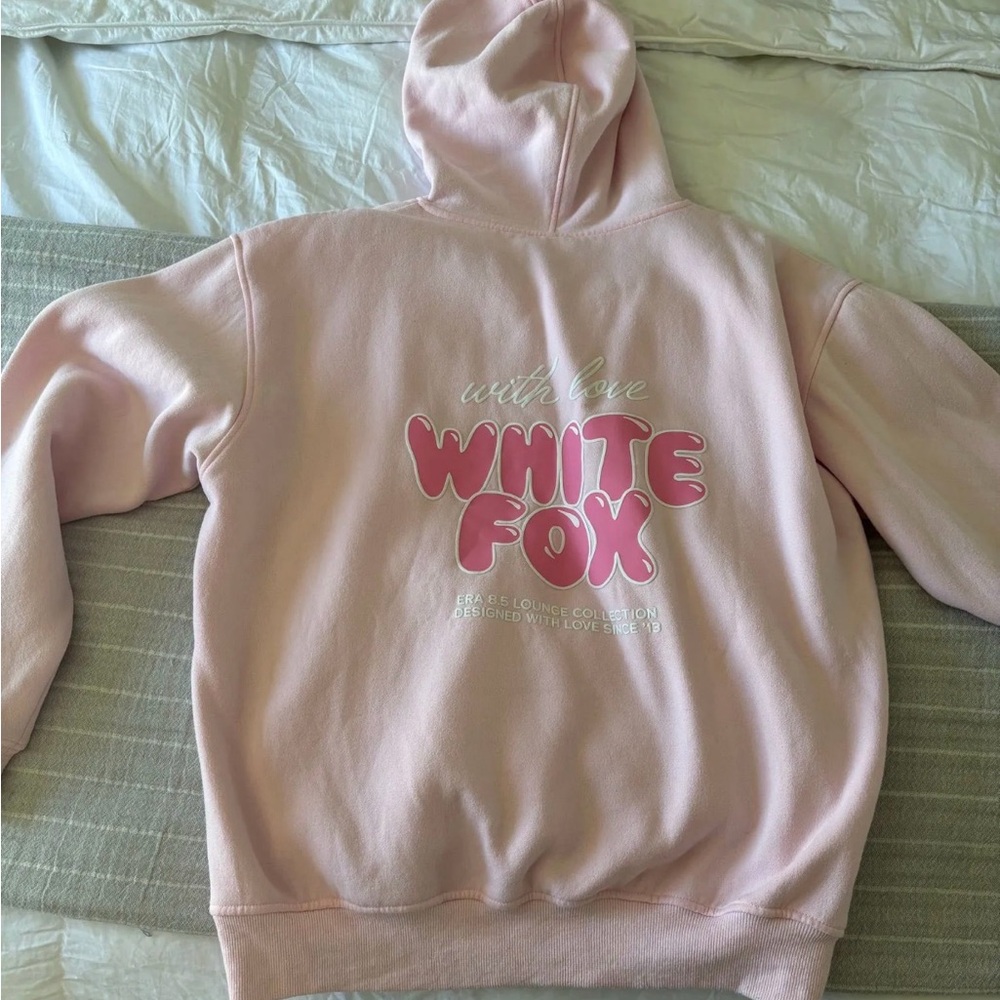 White Fox Boutique Pink Hoodie